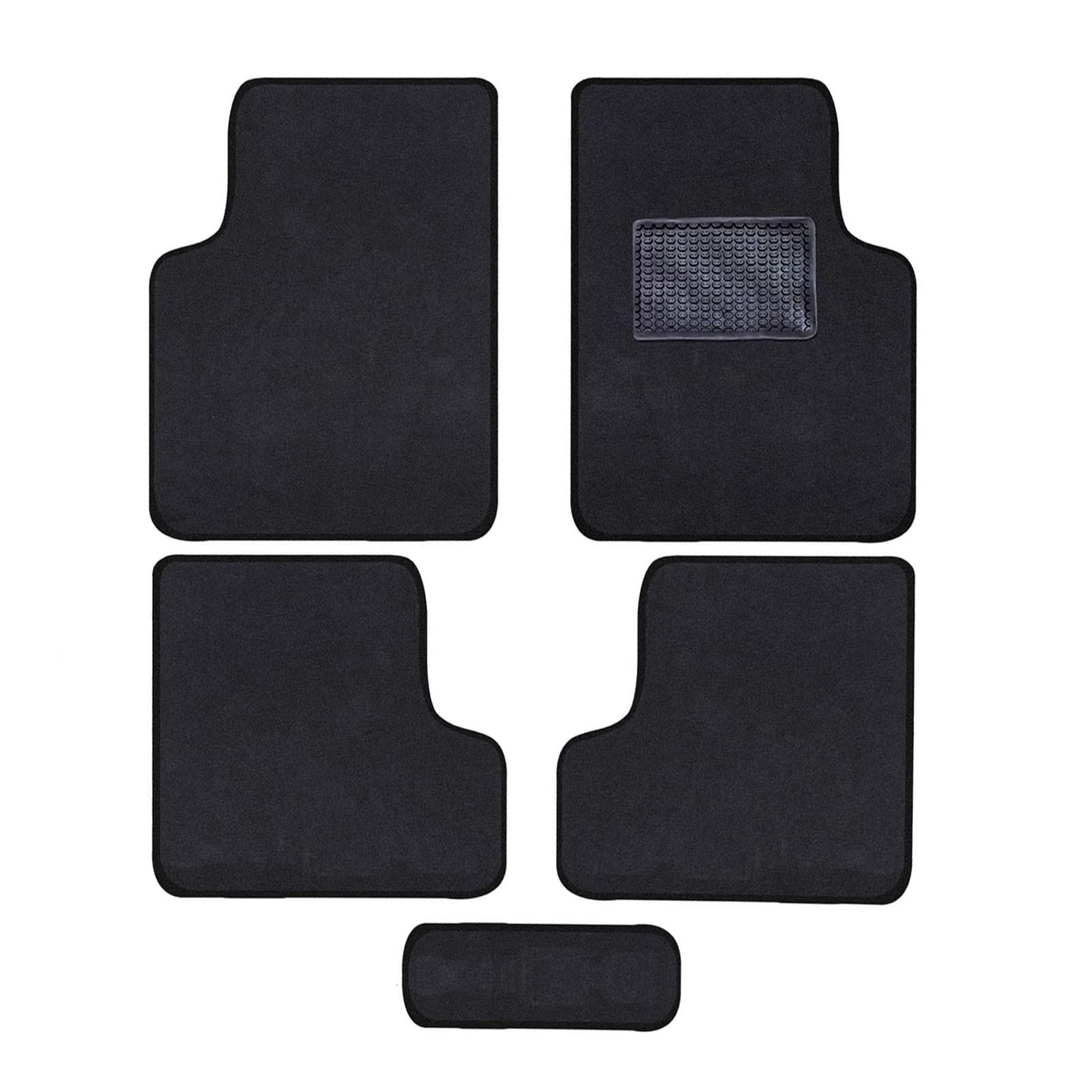 Buy Kandid Carpet Vehicle Floor Mats (Black), Set of 5 for Maruti