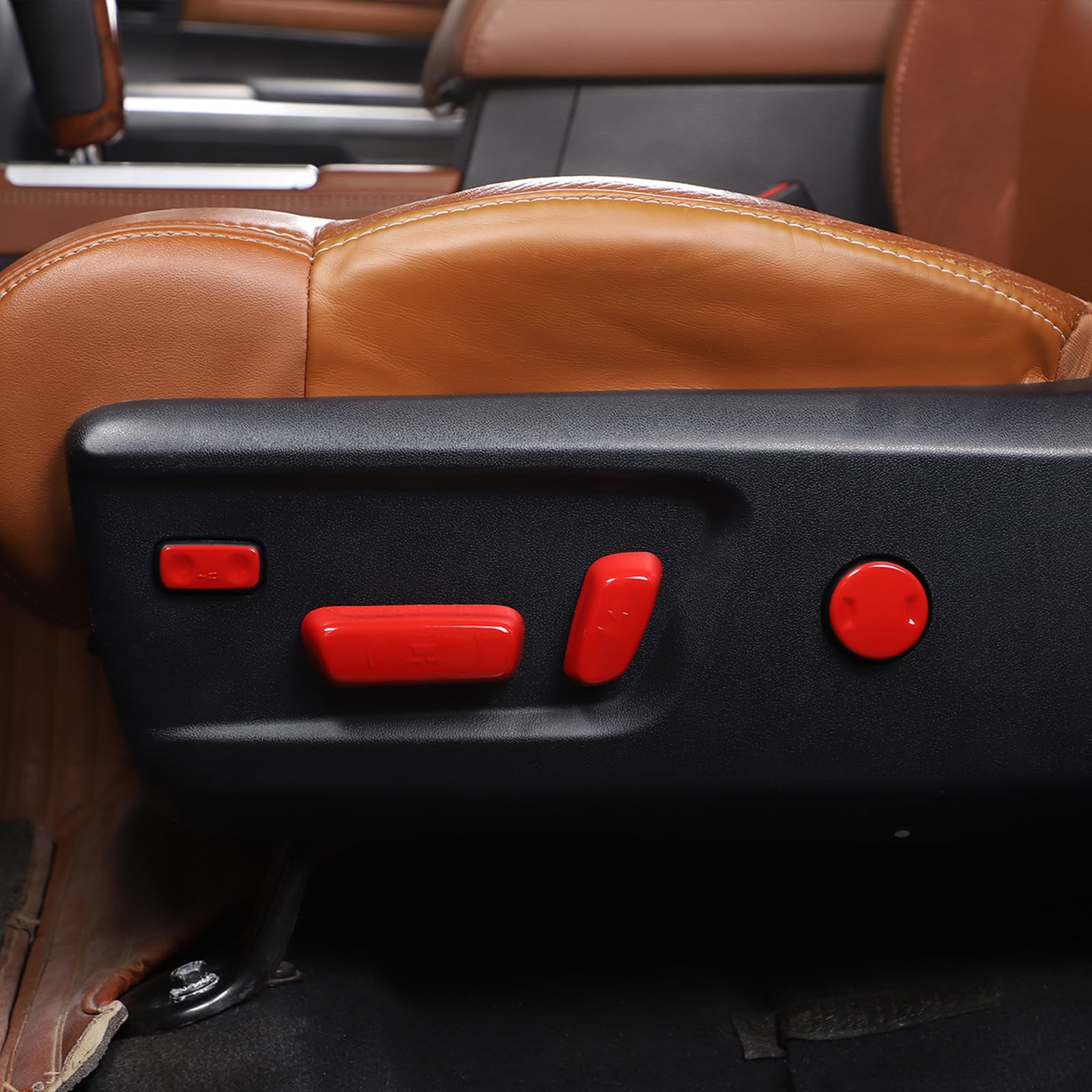 Kit de cubiertas de interruptor de asiento para Toyota Tundra 2014-2020