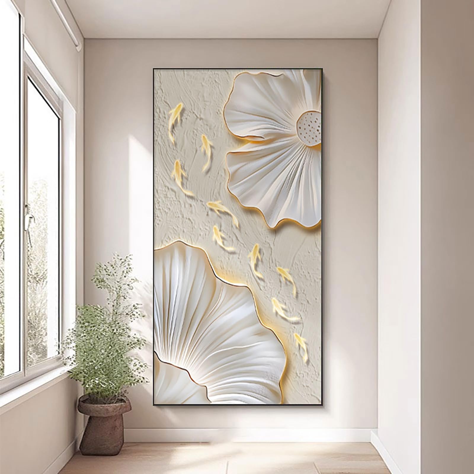 Copertura del Quadro Elettrico Decorativa Dipinti Decorativi Che Bloccano Le Pareti, Copri Quadro Elettrico Pannello Interruttore per Casa Hotel(Black-A,60 * 120cm/23.6 * 47in)