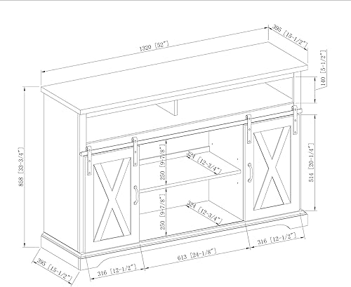 Miniatura 9 de Walker Edison Richmond - Soporte para TV