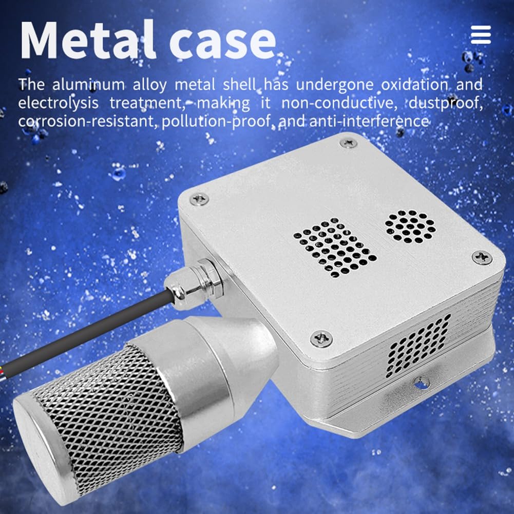 Czujnik jakości powietrza do wykrywania zanieczyszczeń powietrza wewnątrz i na zewnątrz, w tym CO2, HCHO TVOC, pomiar temperatury, wilgotności, przemysłowy czujnik środowiskowy