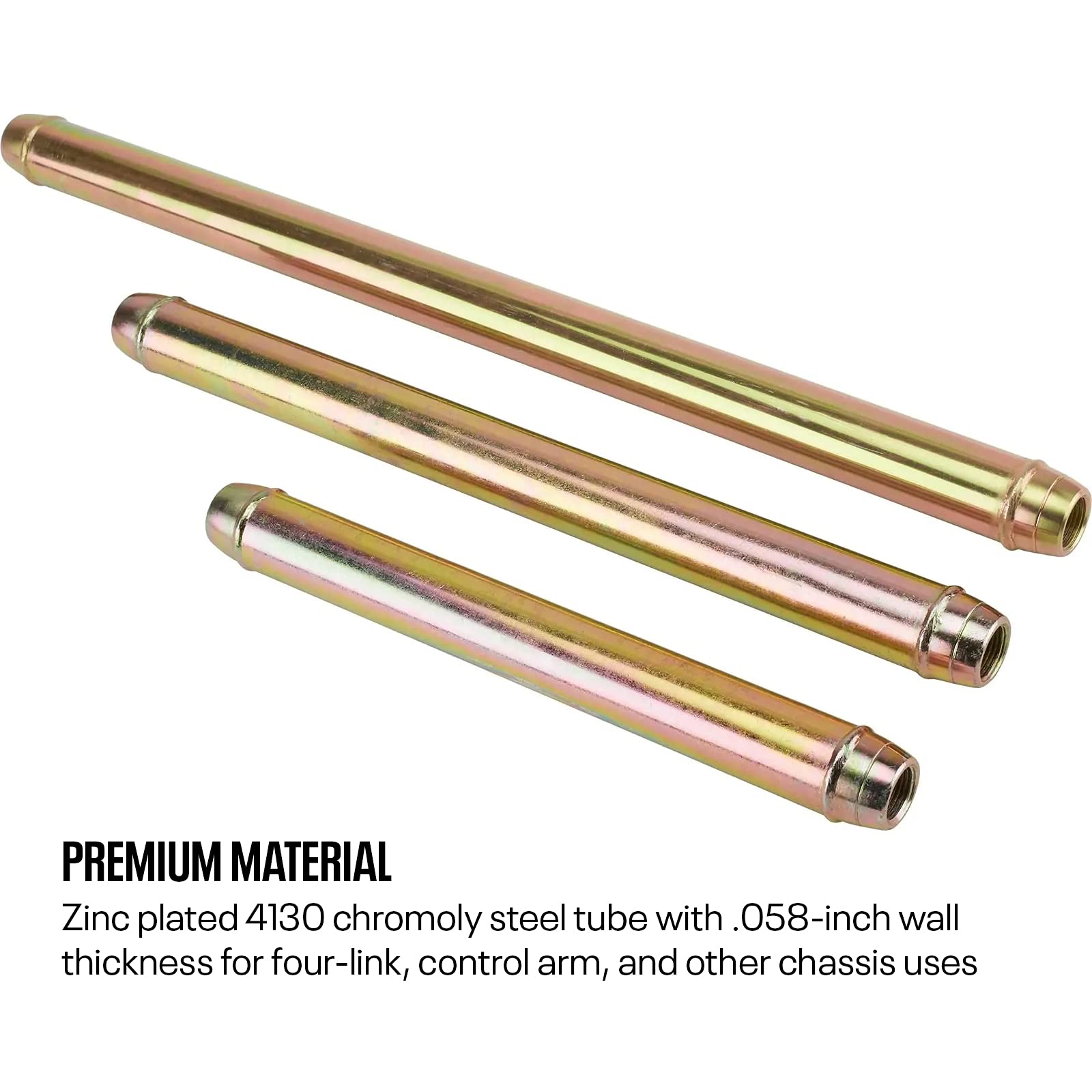 3/4 Chrome Moly 1-1/8 OD Swedged Tube, 30 Inch Length