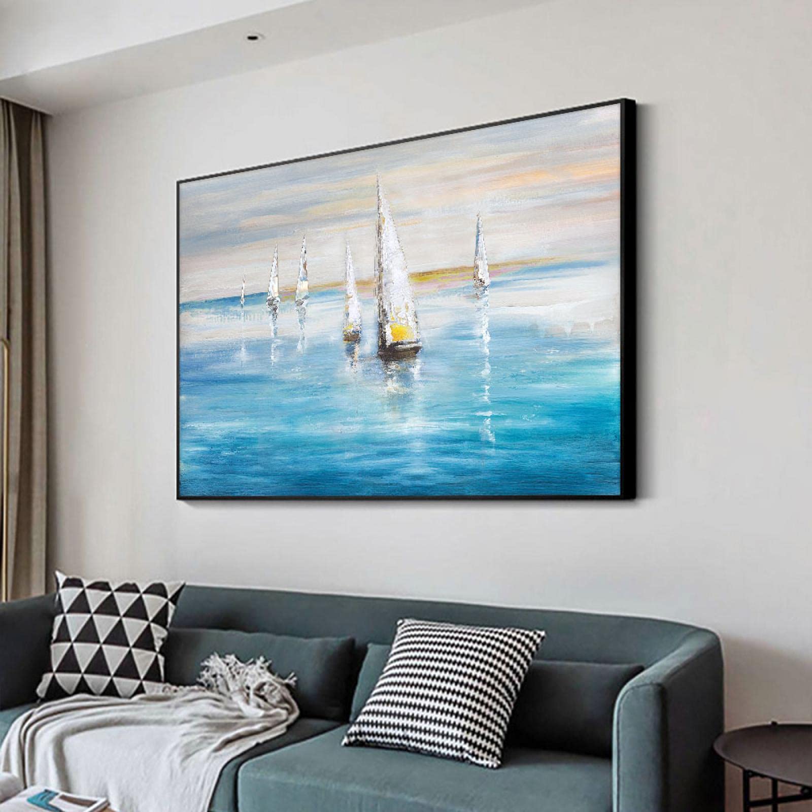 Horloge Murale Peinte à La Main - Bois - Première Moitié Du - Catawiki