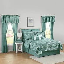 30-Piece Bedding Set, Complete All-in-One Bedroom Makeover Ensemble, Coordinated Bedding and Window Set, Juniper, Full