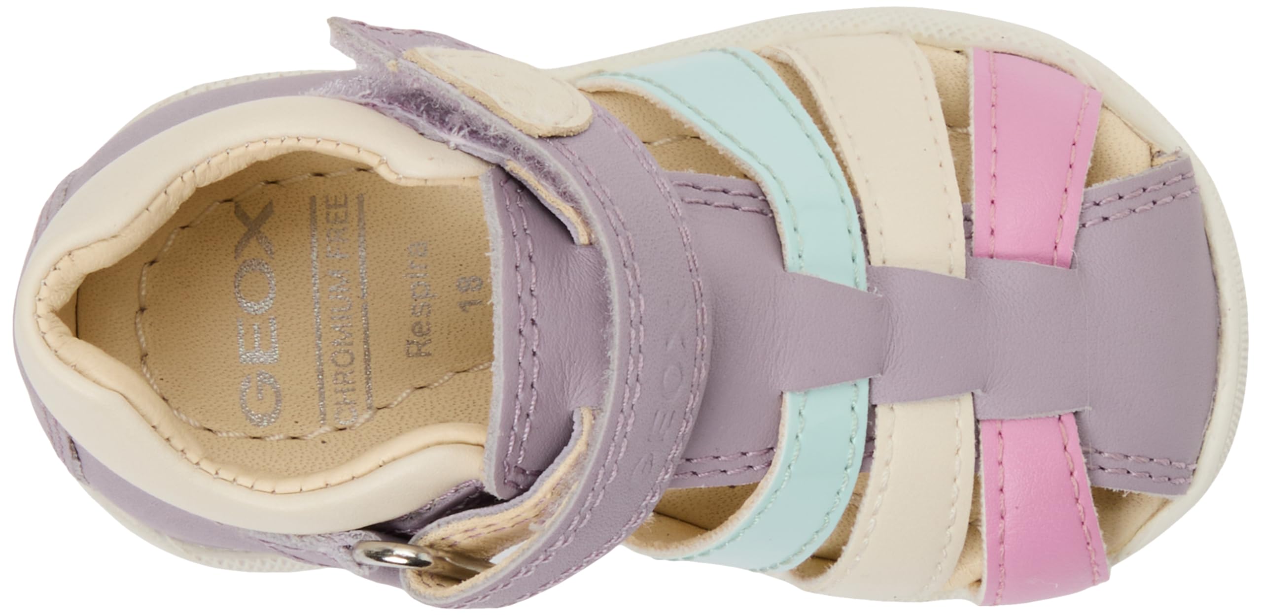 Geox BABY GIRL B SANDAL MACCHIA GIR FIRST STEPS LILAC/WATERSEA 22_EU – Bild 3