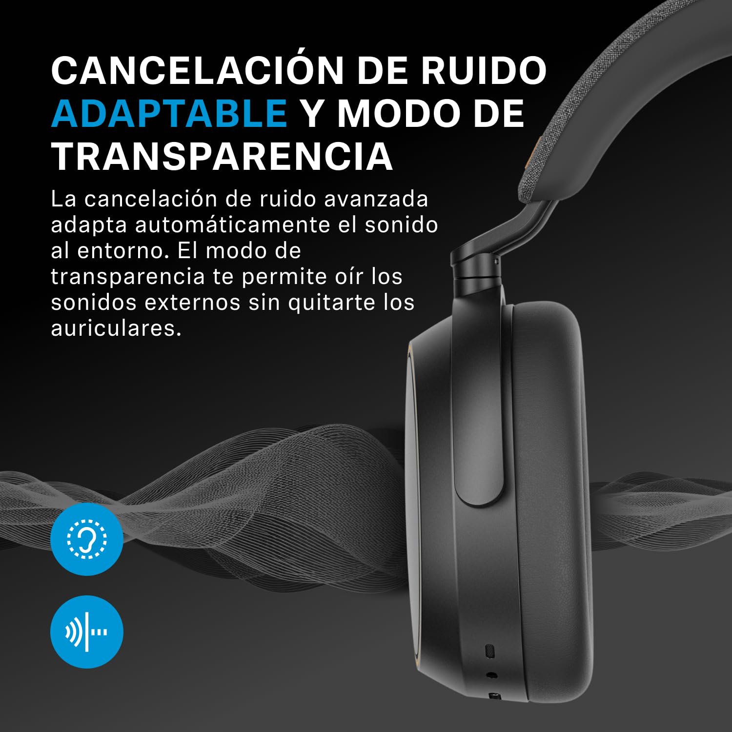 Sennheiser Auriculares Momentum 4 Wireless Special Edition: Auriculares Bluetooth para Llamadas nítidas con cancelación de Ruido adaptativa, 60 Horas de duración de la batería, Negro/Cobre