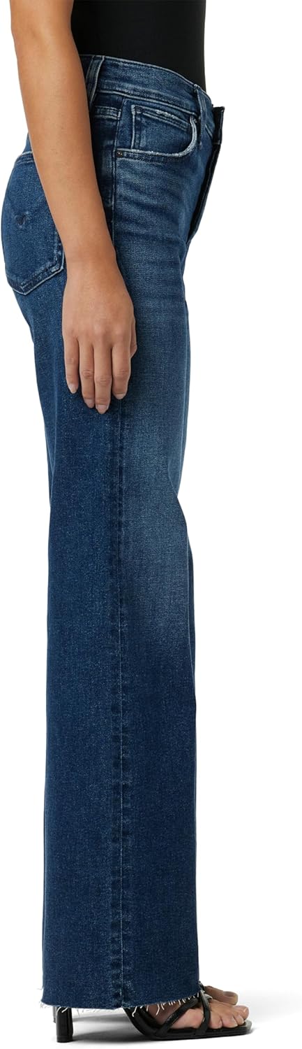 Hudson Womens Rosie Petite High Rise Wide Leg Jean - Image 2