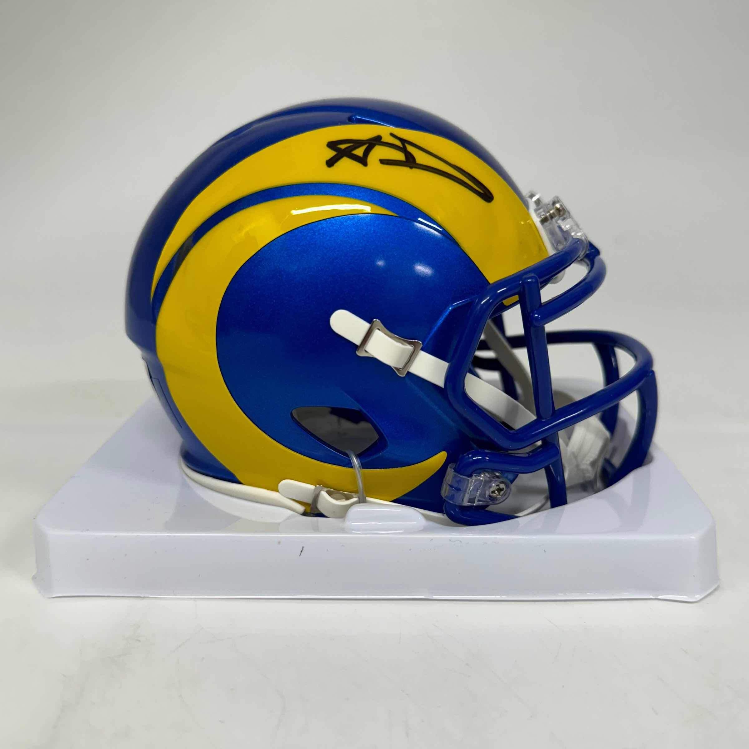 Amazon.com: Autographed/Signed Aaron Donald Los Angeles Rams Speed