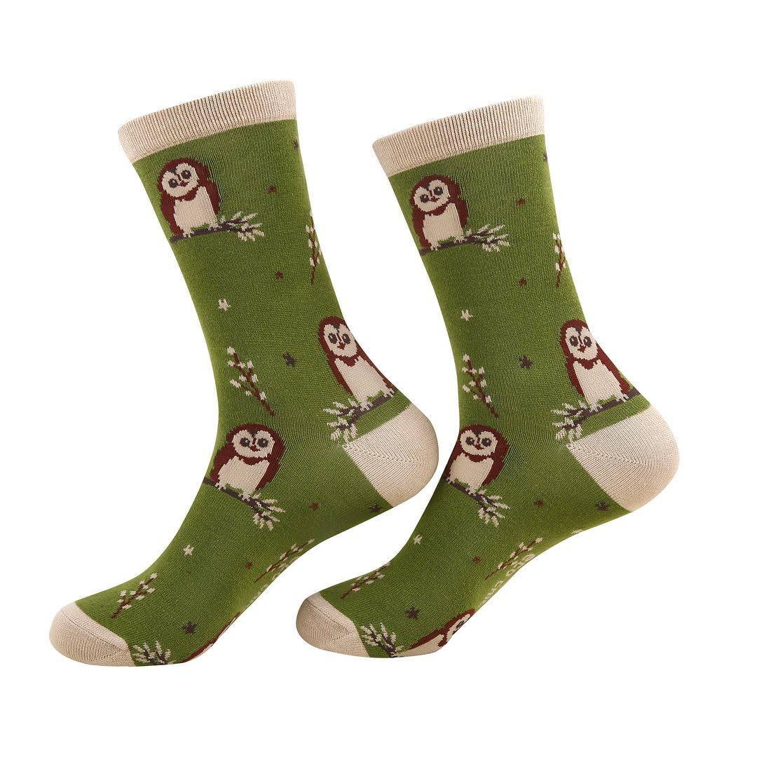 Eco Chic Ladies Bamboo Socks Size UK 4-8 White Mixed Flowers