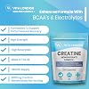 Creatine Monohydrate Complex + BCAA's & Electrolytes | 120 Vegan Creatine Capsules for Women & Men (Not Creatine Powder, Gummies or Tablets) | Enhanced Performance & Recovery
