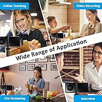 Vista 7 de MAYBESTA Micrófono de solapa inalámbrico Lavalier para iPhone, teléfono Android, portátil, mini micrófono Bluetooth con interfaz USB C para YouTube