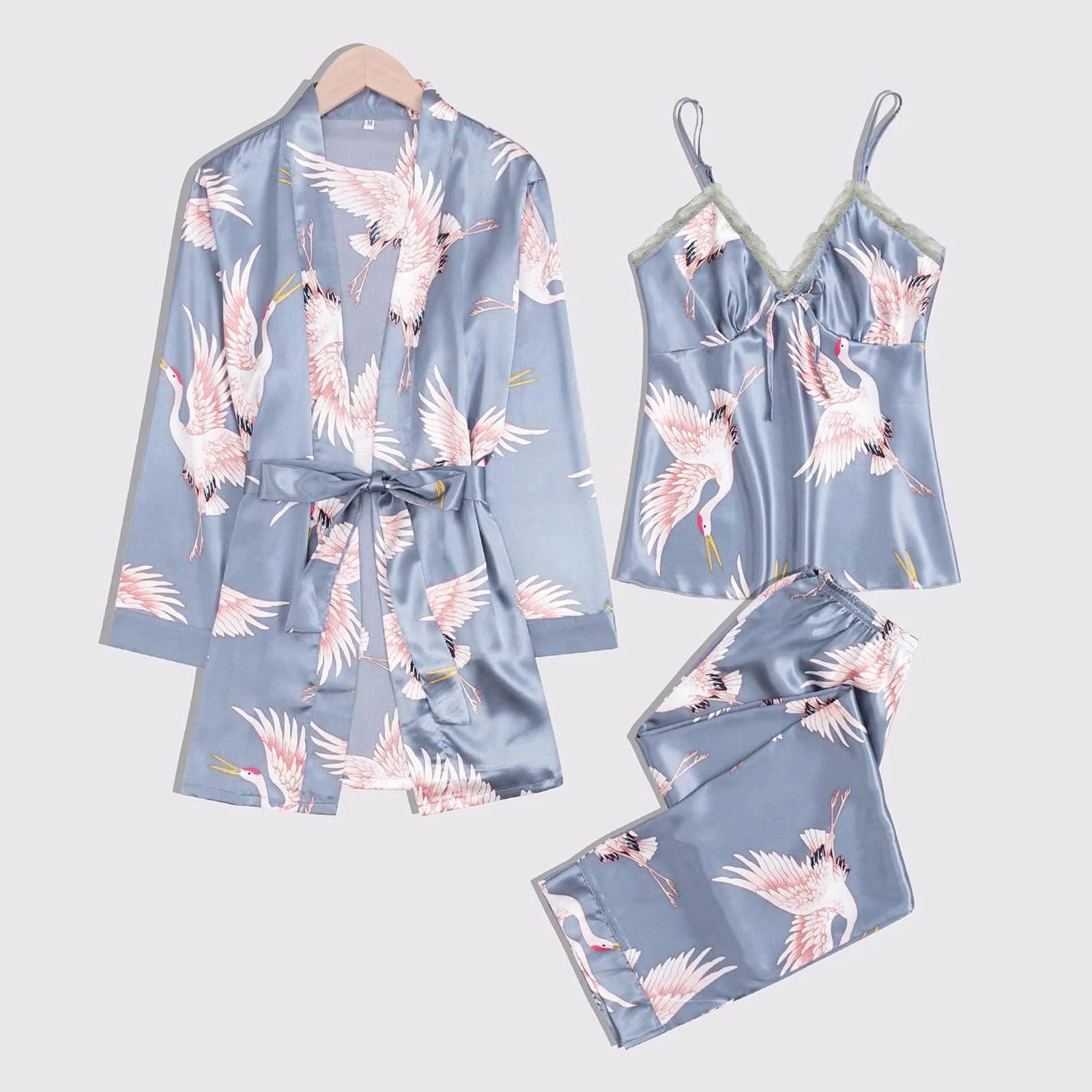 Camisa Mujer Algodón Oxford,Conjunto De Pijama Mujer Pantalones Cortos Suavizantes Pijama Pijama