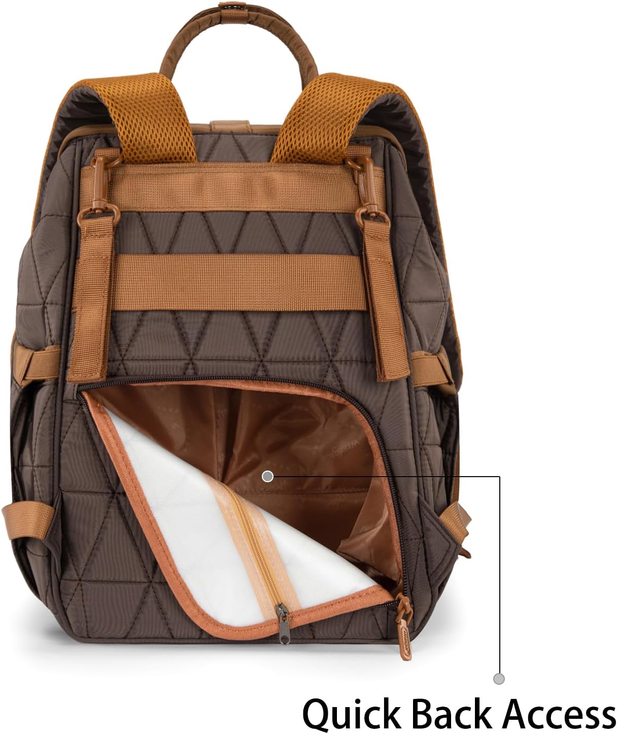 Montana West Wrangler Diaper Bag Backpack Baby Essentials Bag Quilted Travel Backpacks with Insulated Pockets, Portable Changing Pad, Stroller Straps, Pacifier Case