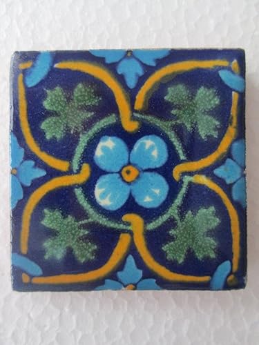 Miniatura 3 de 300 MIXED DESIGNS Mexican tile handmade talavera backsplash mosaic 2 X 2"