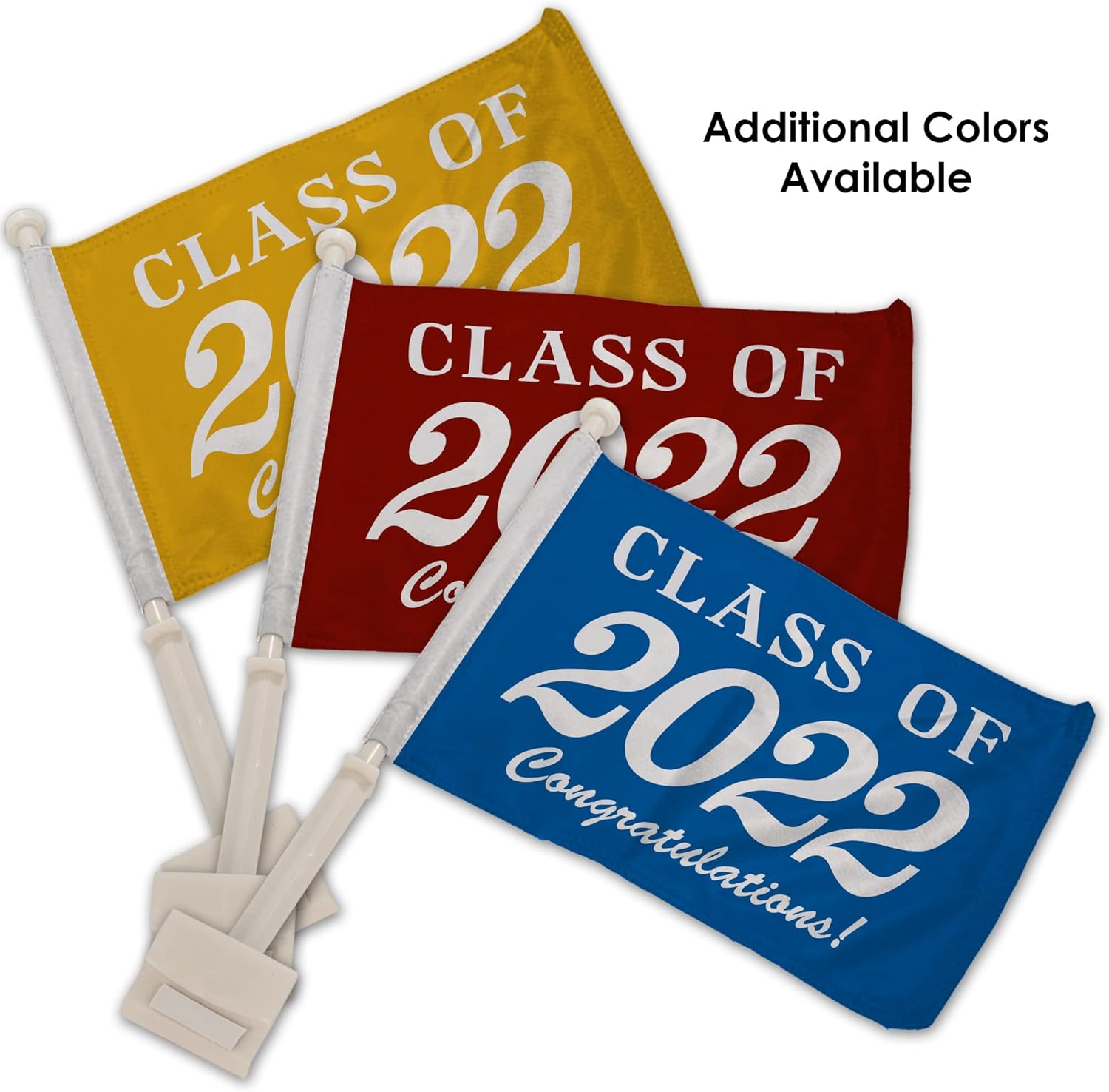 Graduation Car Flag, Class of 2023, 2022, 2021 or 2020, Graduation Car Decorations, Graduation Car Parade Flag - 1 Car Flag