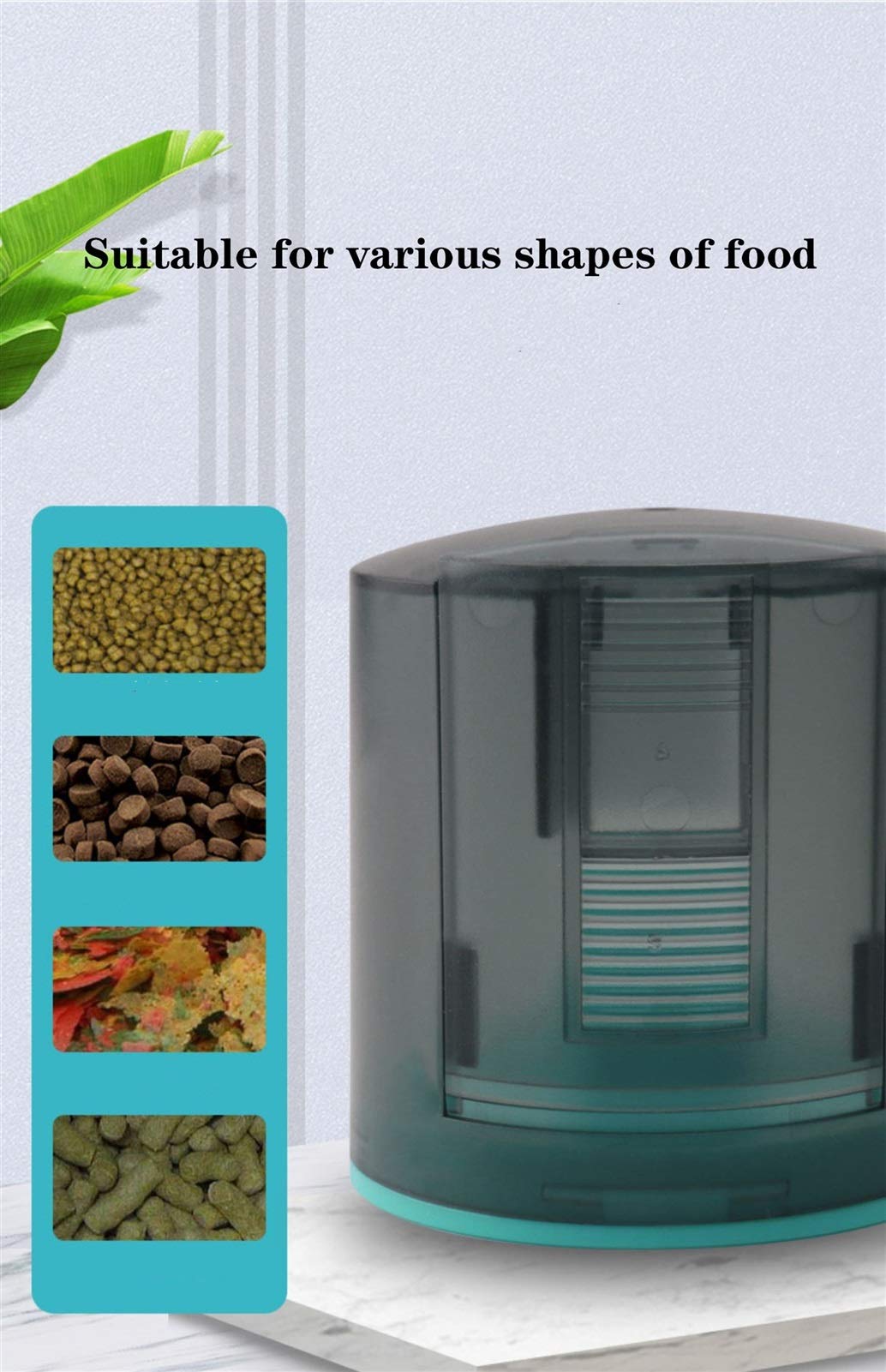 Futterautomat Aquarium Tartaruga Pesce Rosso Piccolo Acquario Temporizzazione Intelligente Serbatoio for Pesci Temporizzazione Dispositivo di Alimentazione Automatica Piccolo Pesce Rosso