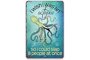 I Wish I Was An Octopus - Beach Decor
