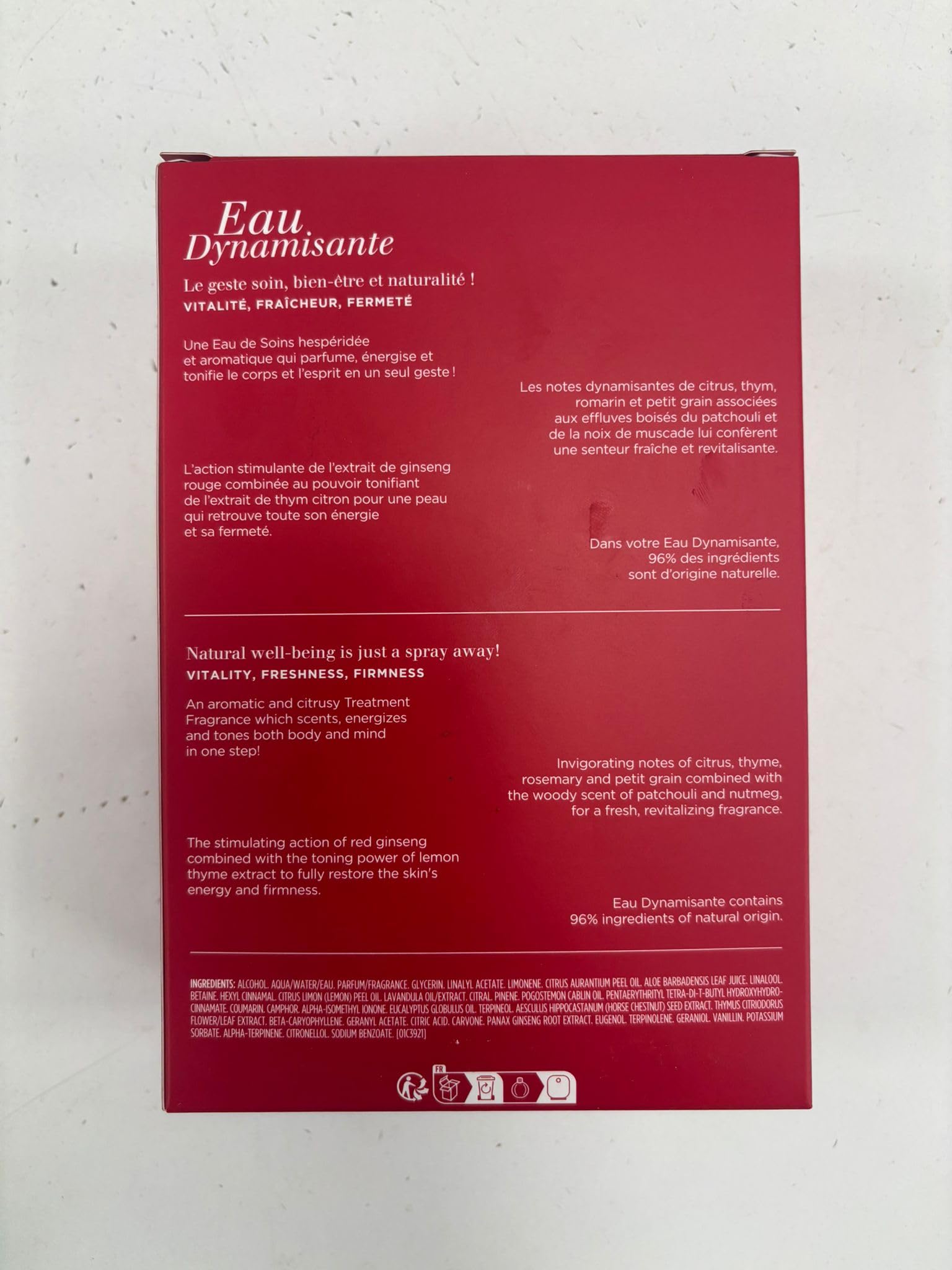 Clarins Eau Dynamissante acqua aromatica 500 ml