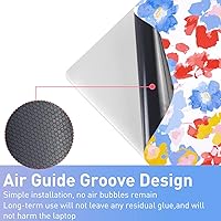 Vista 160 de Adhesivo para laptop de 12.1-15.6 pulgadas, calcomanía reutilizable universal de vinilo para laptop, protector de arte impermeable en color panal