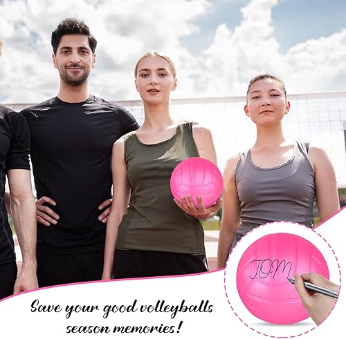 Miniatura 5 de Pelotas de voleibol miniatura de 4 pulgadas, bolas de voleibol en miniatura, bolas de repuesto para niñas, jugadores, equipo, adolescente, piscina,