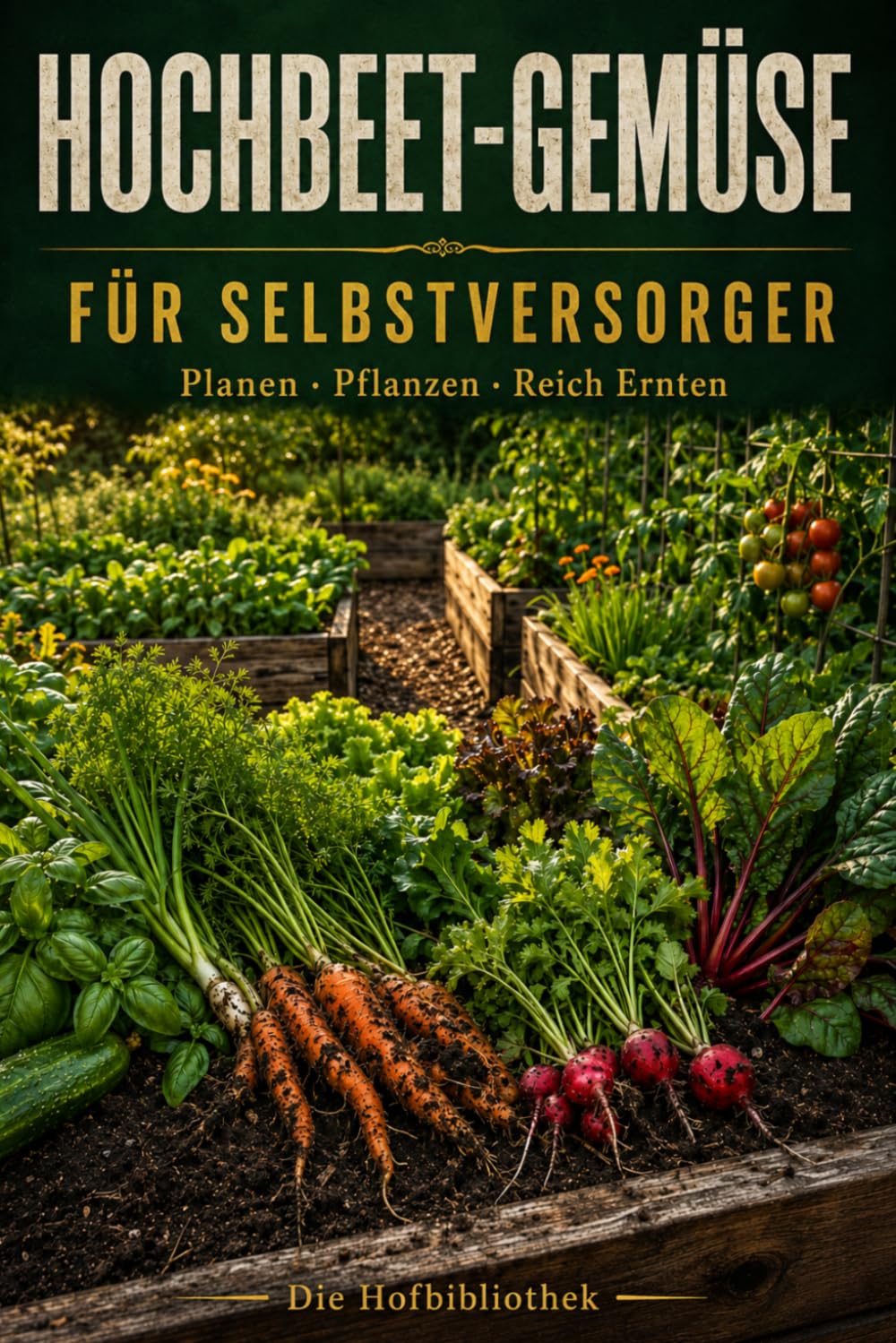 Hochbeet-Gemüse für Selbstversorger: Der praktische DACH-Ratgeber für Planung, Fruchtfolge, Aussaat, Pflege und Ernte auf kleiner Fläche