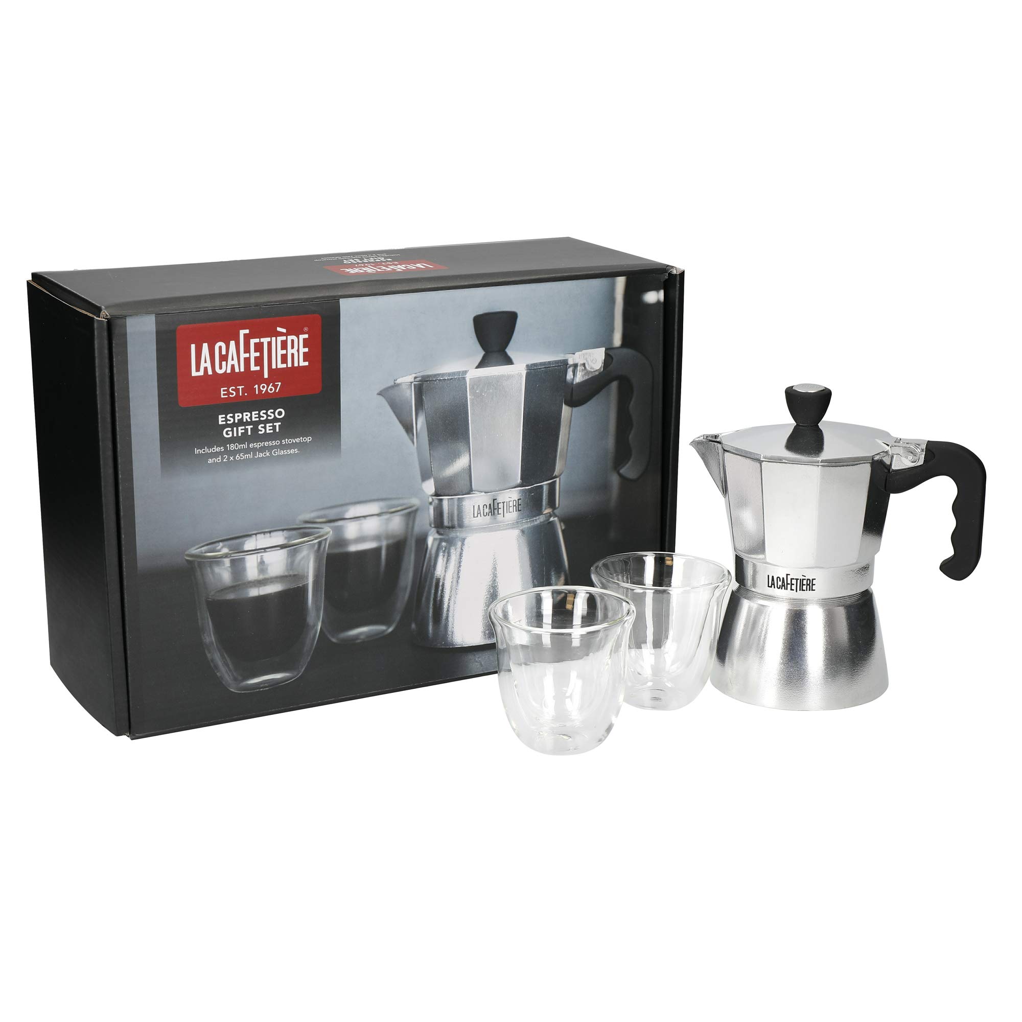 Buy La Cafetière Coffee Gift Set with Mini Stovetop Espresso Maker & 2