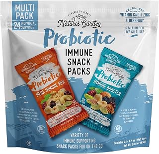 Nature Garden Probiotic Immune Snack Packs - 28.8 oz. (24 pk.)