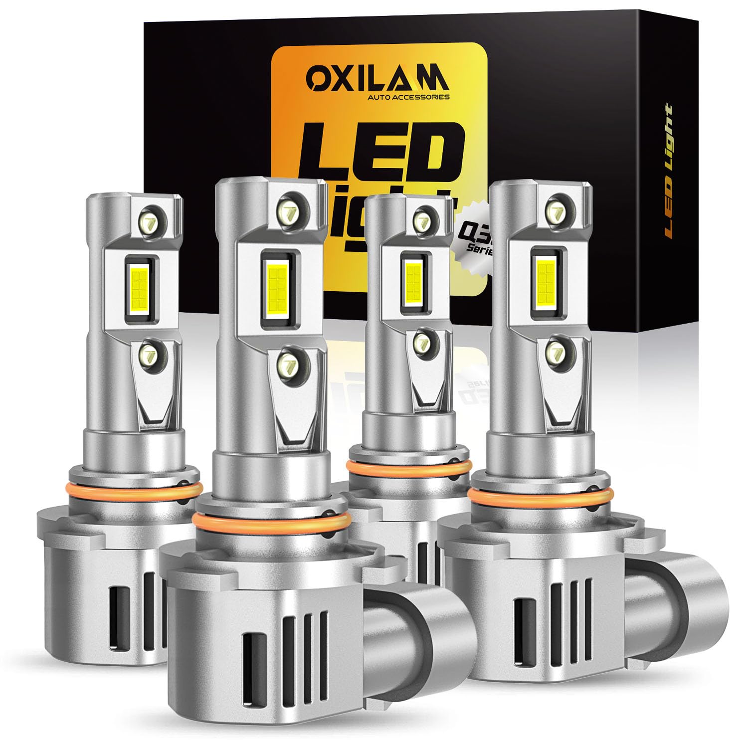 OXILAM 9005 9006 LED Light Bulbs Combo