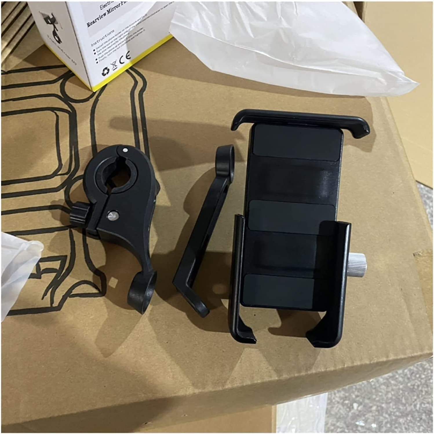 Car Phone Cradles Mobile Phone Holder Support Motorcycle Bicycle Rear View Mirror Handlebar Stand Mount Scooter Motorbike Nount Cell Phone