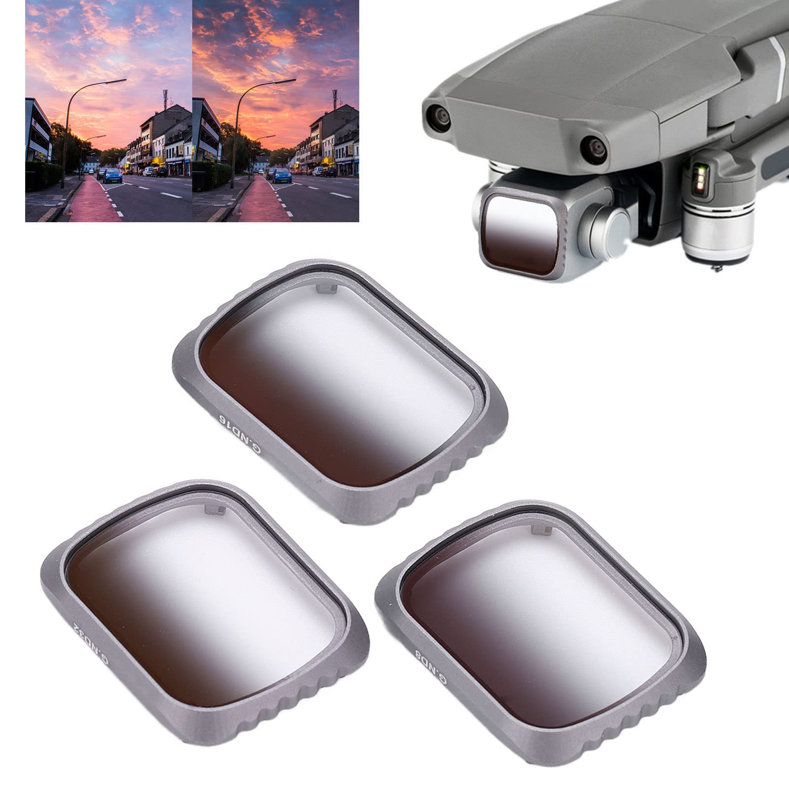 Filtre UV, Filtre D'objectif en Verre Optique ND avec Poids Léger pour Appareil Photo