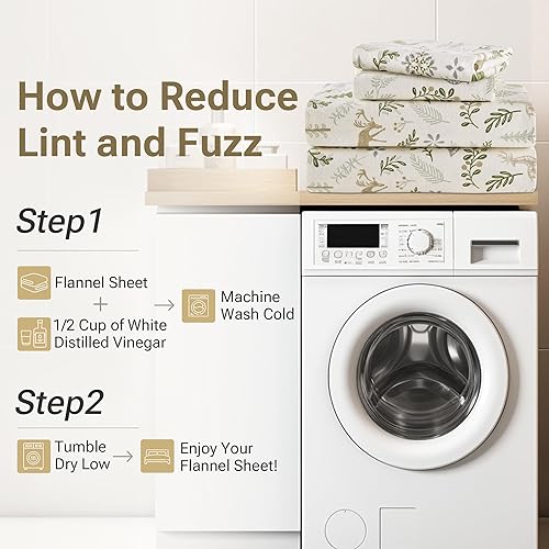 Vista 236 de True North by Sleep Philosophy - Juego de ropa de cama acogedora de franela 100% algodón, estampado de animales y estrellas, lindo, ultrasuave