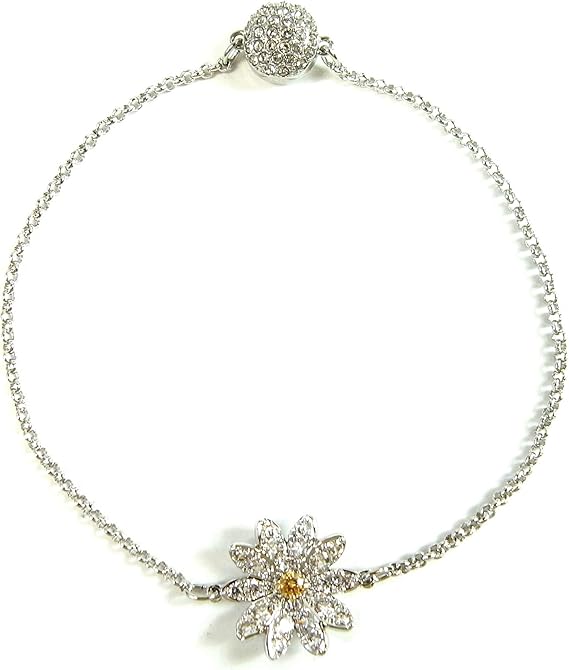 Amazon Co Jp スワロフスキー ブレスレット バングル Remix Collection リミックス デイジー Flower フラワー 花 Sw 678 並行輸入品 ジュエリー