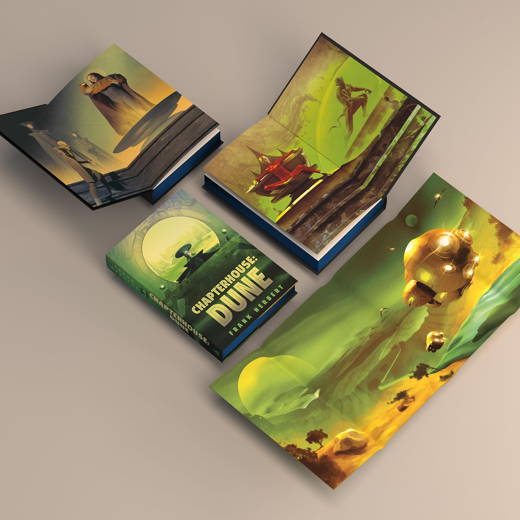 Frank Herbert's Dune Saga Books 4-6 Deluxe Hardcover Boxed Set: God Emperor of Dune, Heretics of Dune, and Chapterhouse: Dune
