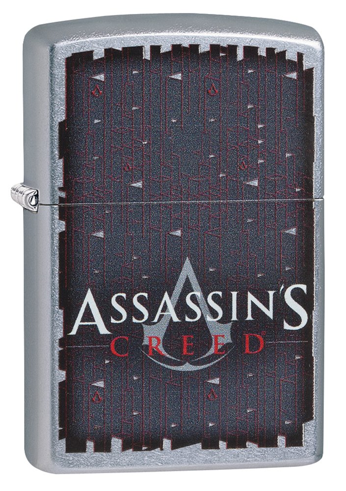 Amazon.co.jp: ZIPPO ライター アサシンクリード ロゴ クローム