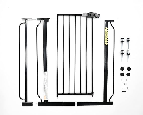 Regalo 58-Inch Home Accents Super Wide Walk Through Baby Gate & Easy Step Extra Tall Walk Thru Baby Gate, Bonus Kit, Includes 4-Inch Extension Kit