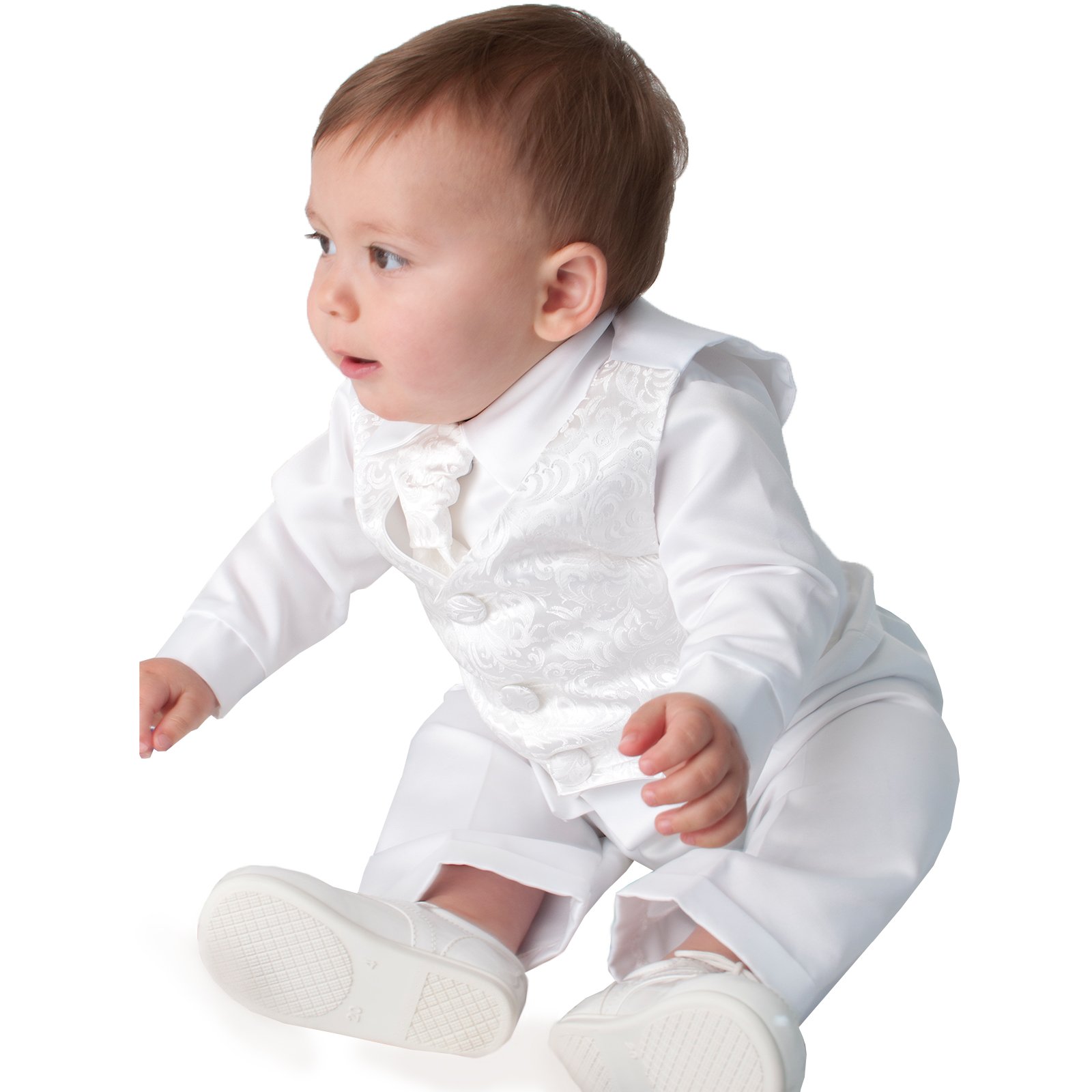 Duft für Taufe Baby Badehose-weiß