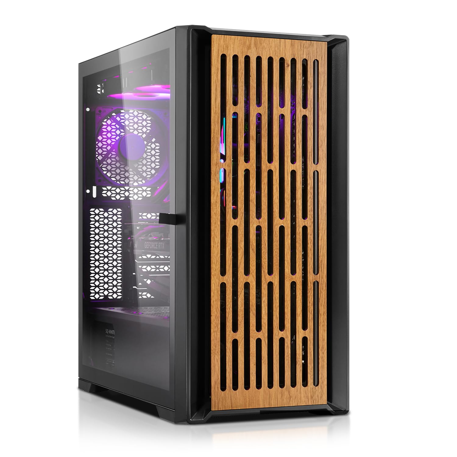 Ordenador para videojuegos de gama alta – AMD Ryzen 7 5700X | NVIDIA RTX 5070 12GB | 32GB DDR4 RGB | 1TB M.2 SSD | Win 11 Pro – Extremadamente potente y silencioso