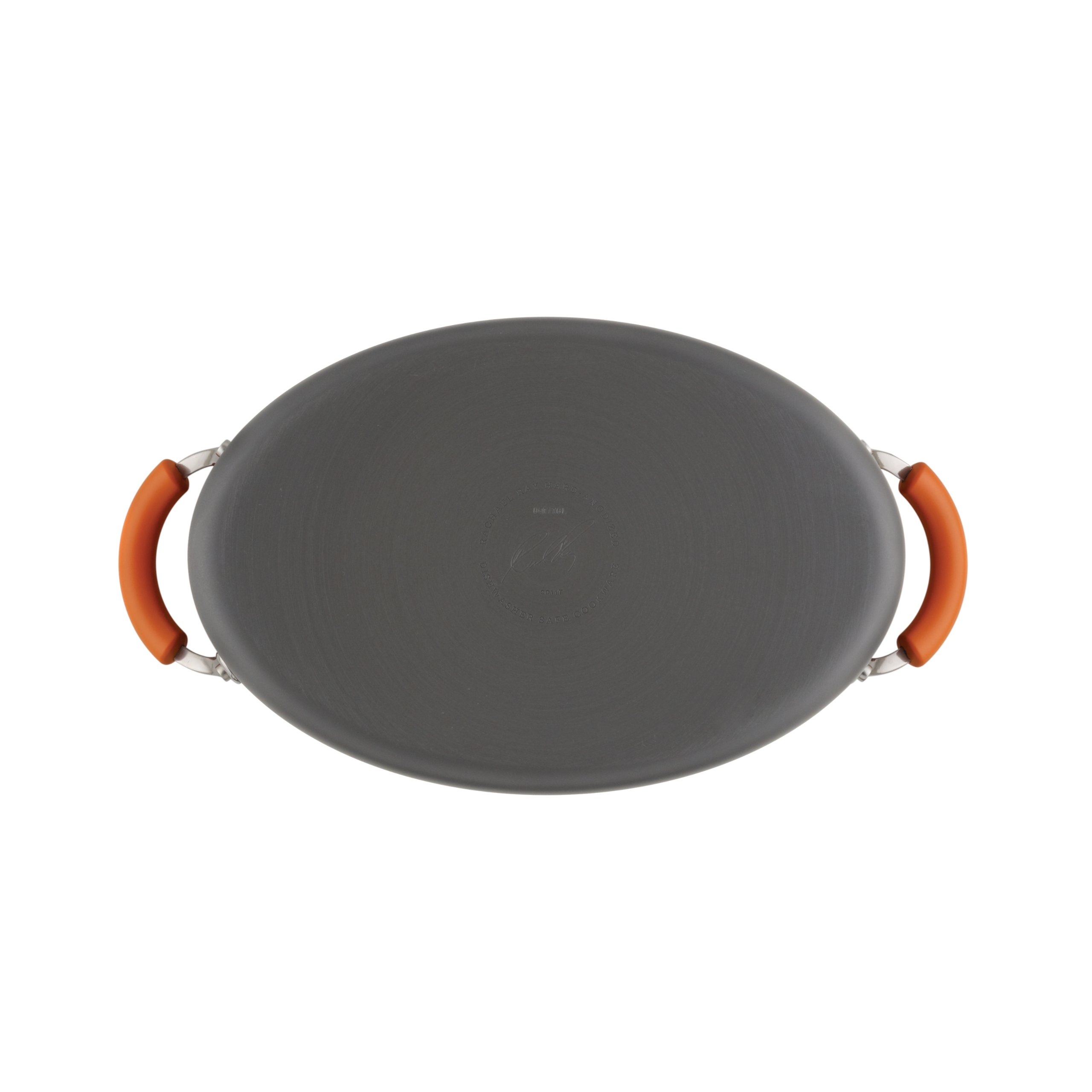 Rachael Ray Hard Anodized Nonstick 8-Quart Oval Pasta Pot with