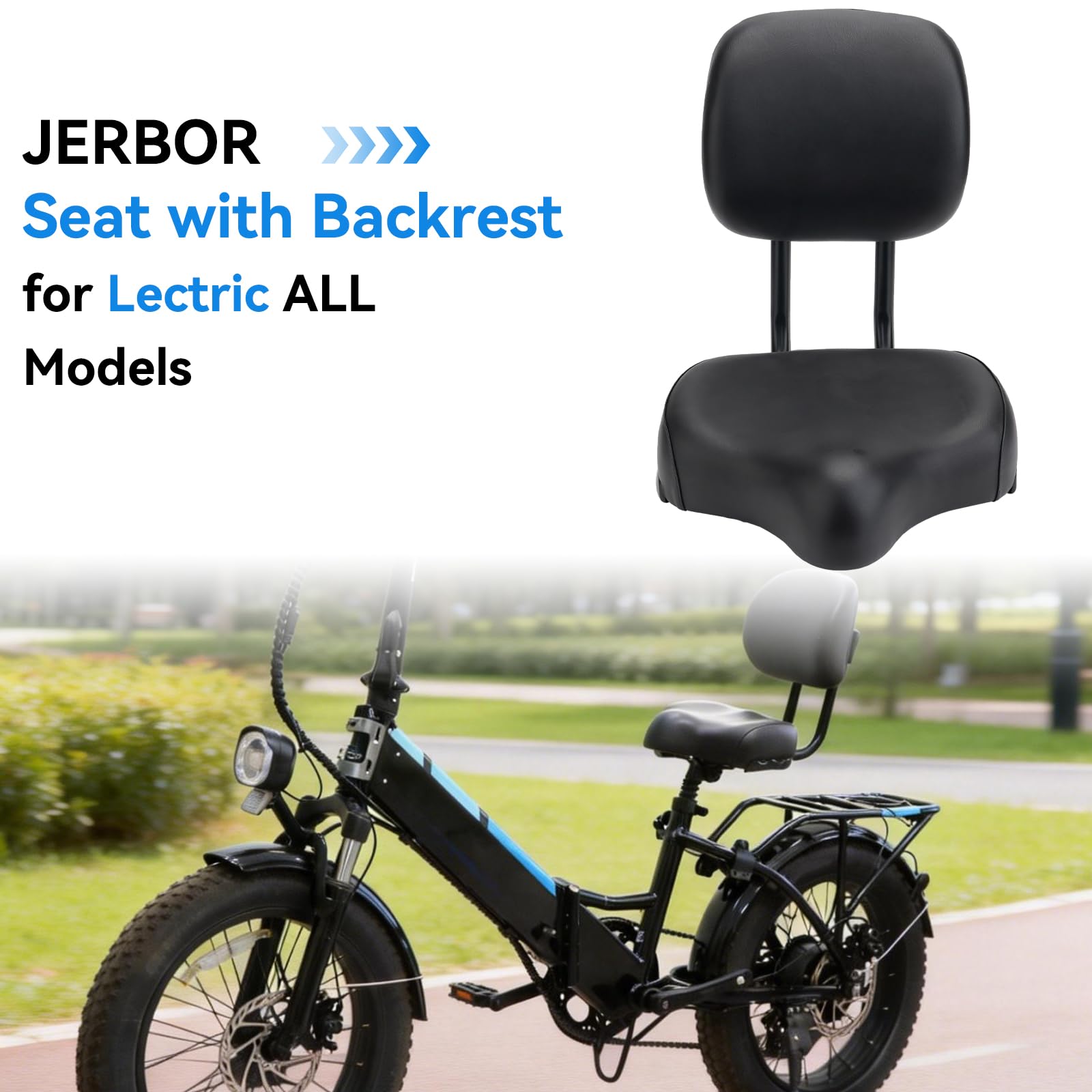 Amazon.com: JERBOR Seat with Backrest for Lectric XP4/XP Lite