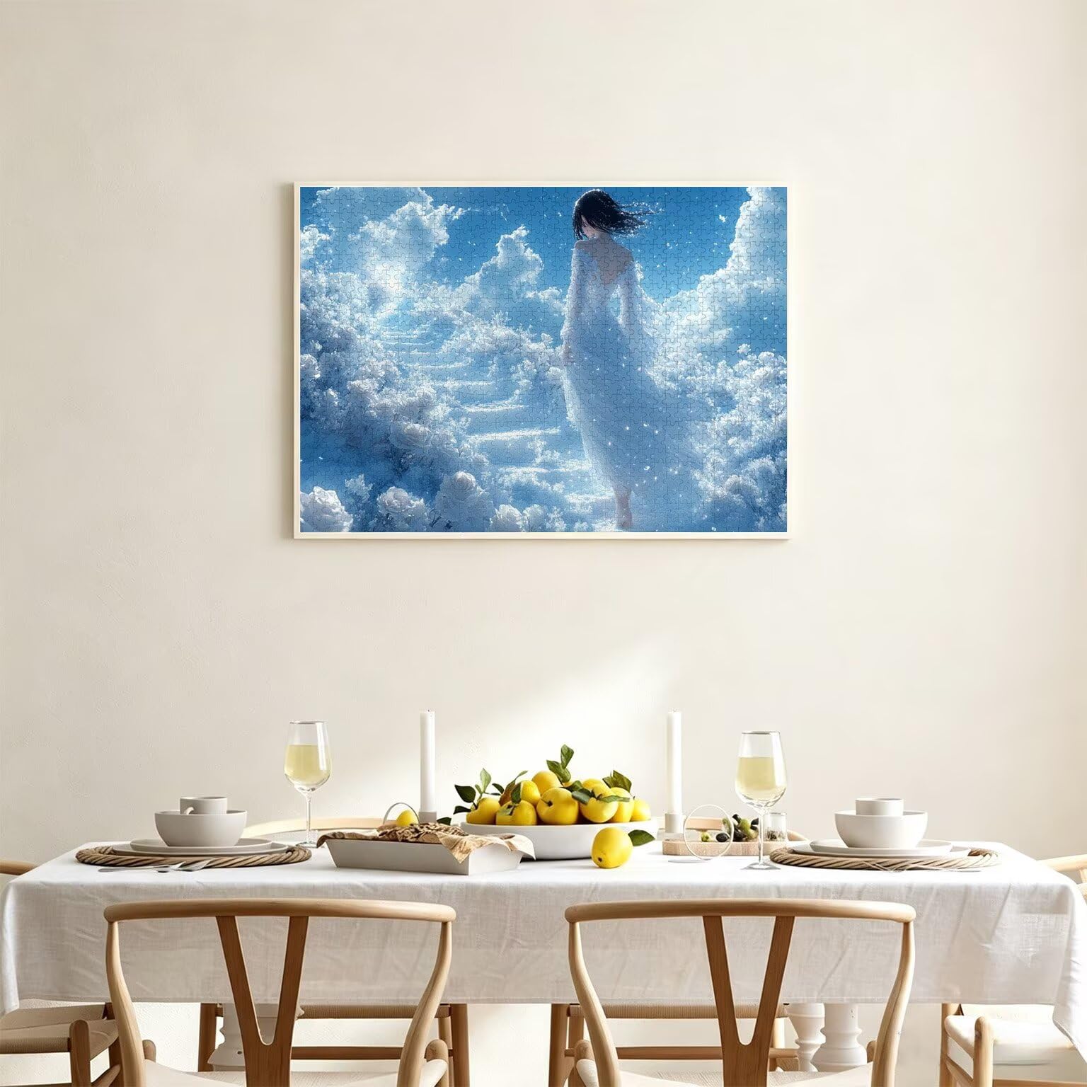 Puzzle dla dorosłych 4000, sceneria anime, 141 x 87 cm, n-85