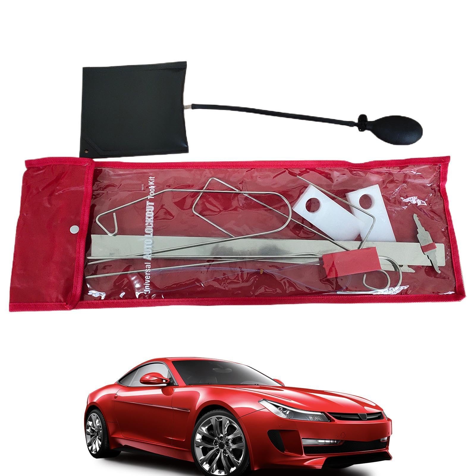 Set di leve per auto Smontaggio Dei Pannelli Delle Porte Veicolo In | Urgente Kit completo 12X Heavy Duty per auto con rompivetro e attrezzi per rimozione pannell