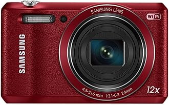 WB35F 16.2MP Smart WiFi & NFC Digital Camera with 12x Optical Zoom and 2.7" LCD (Red)