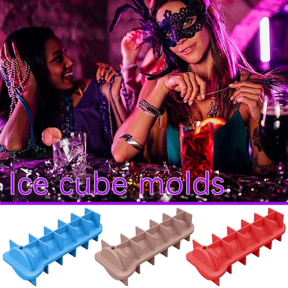 NAUXIU Stampi per ghiaccio, per adulti, per scherzi di addio al celibato e al nubilato, divertenti stampi in silicone per bar, cocktail, whisky, bevande fredde, tè, caffè, per uomini e donne