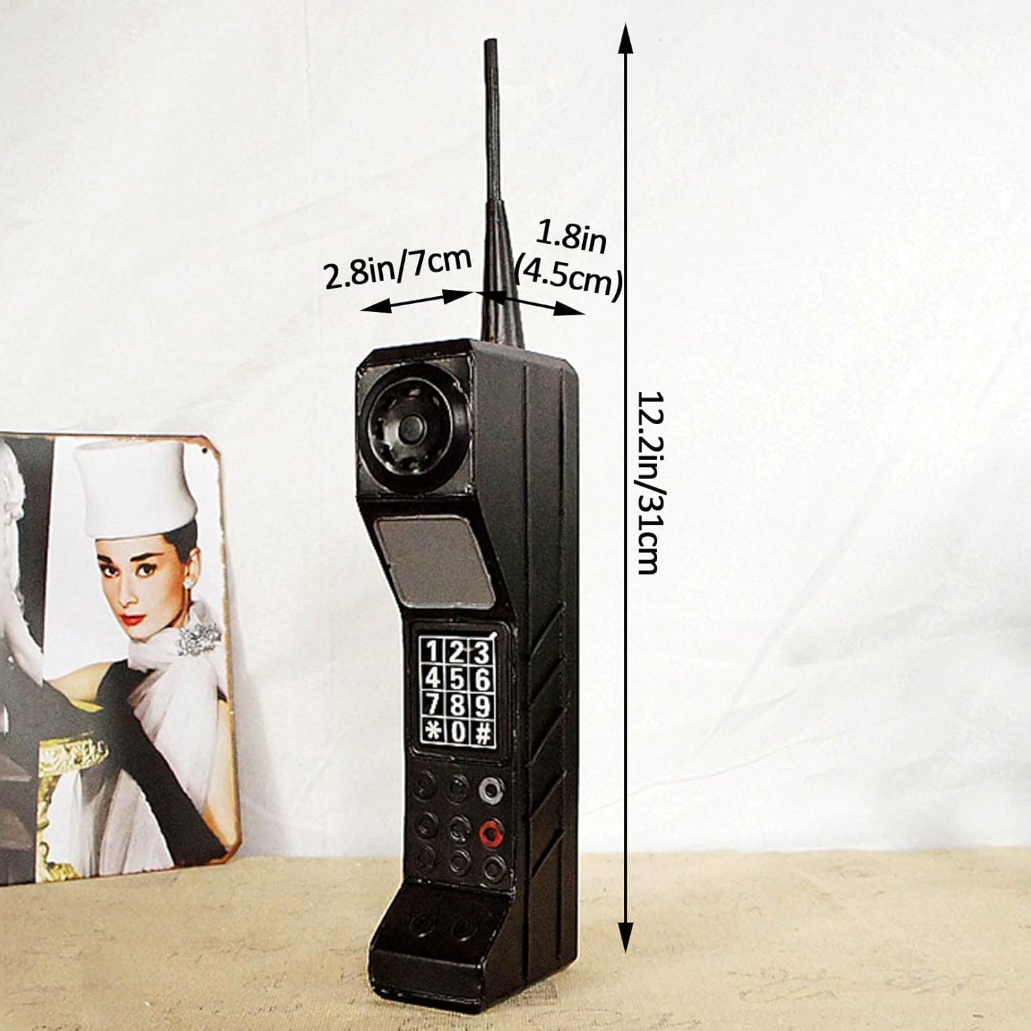 Telephone Decoration Vintage Telephone Creative Retro Telephones Cafe Bar Window Decorative Home Decoration Props