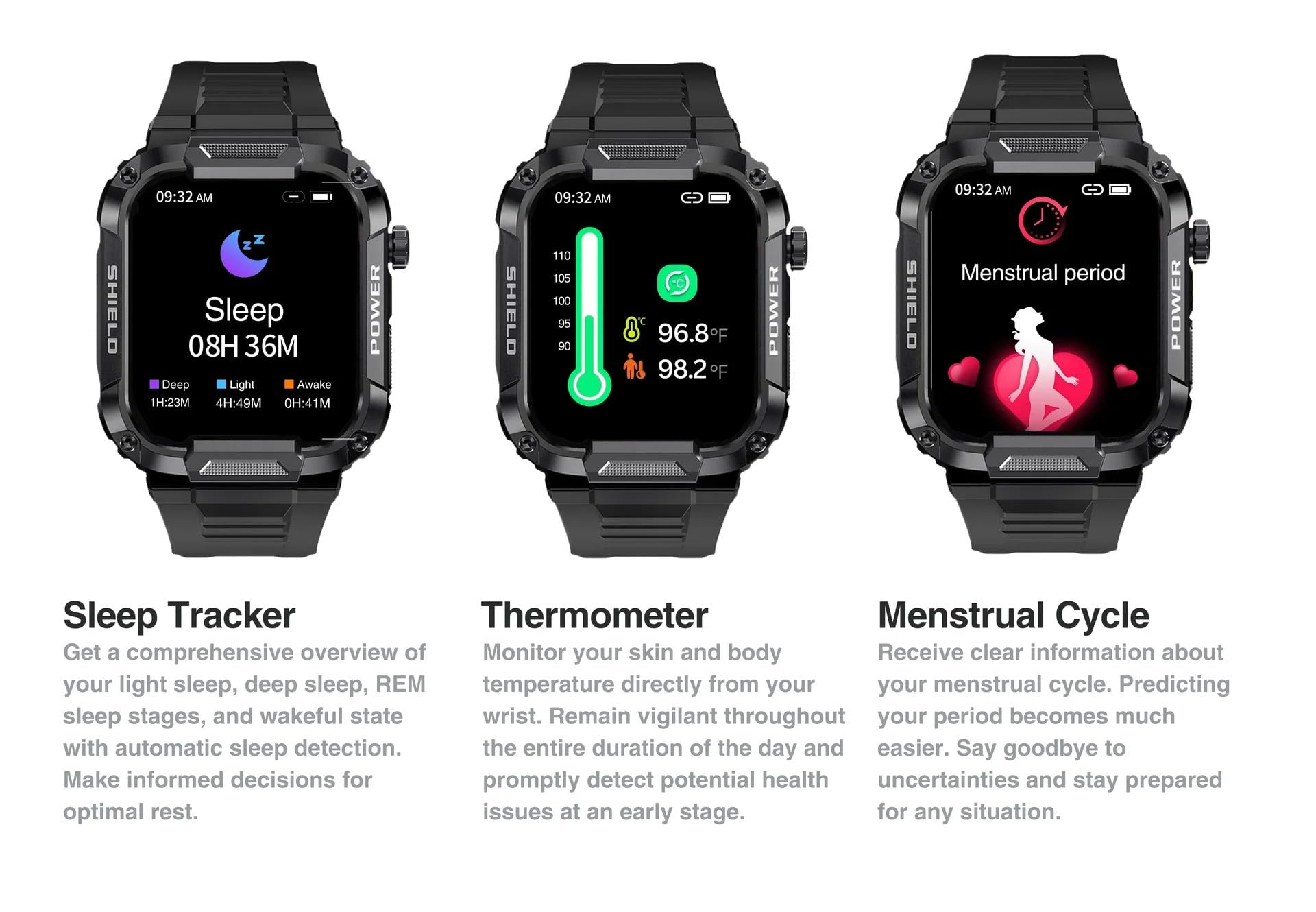 Smartwatch con cardiofrequenzimetro, monitoraggio del sonno e oltre 100 modalità sportive per gli appassionati di fitness e monitoraggio delle attività quotidiane