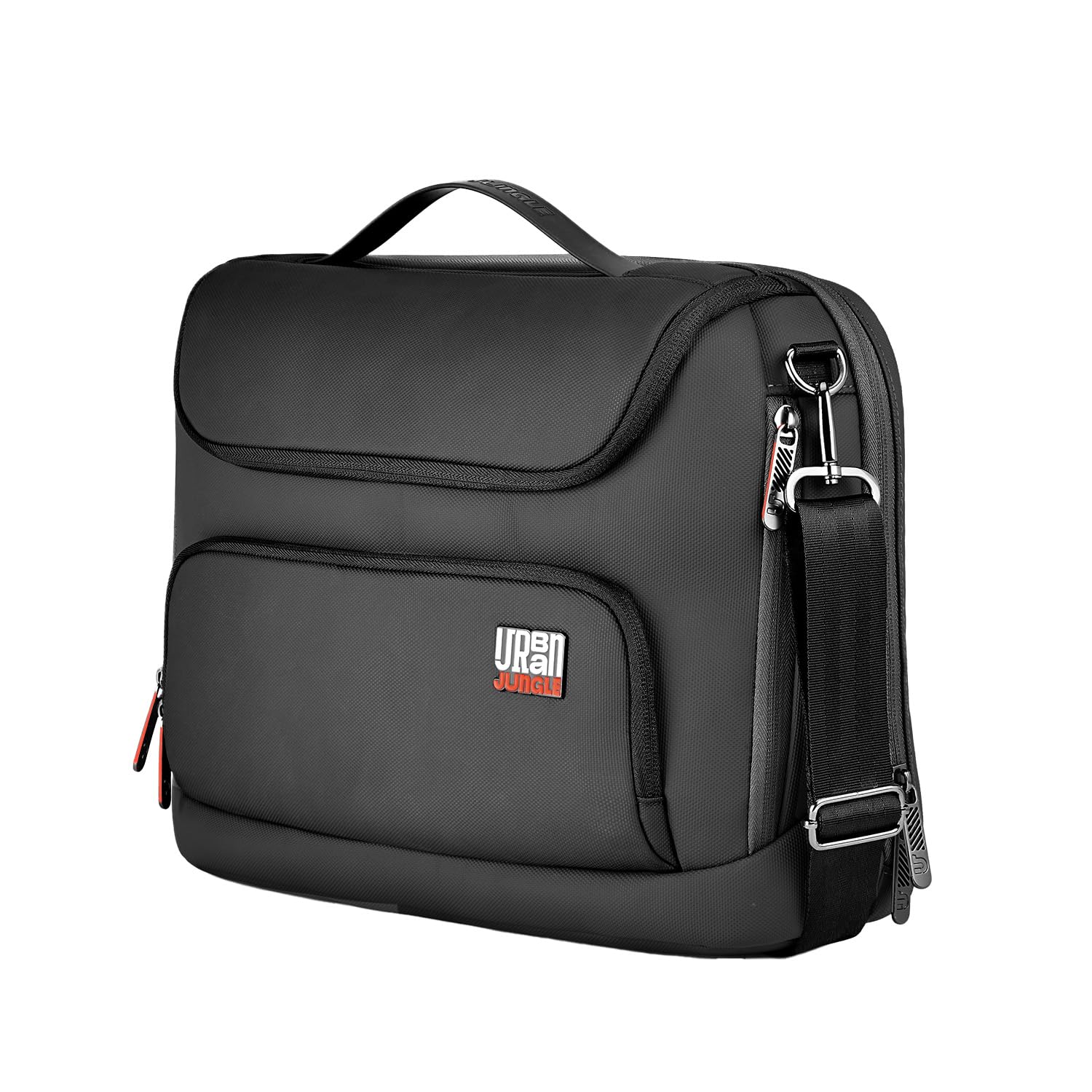 by Safari, CityStride, Messenger Bag | Water Resistant & Premium Fabric | Laptop Satchel with Trolley Sleeve-image-9