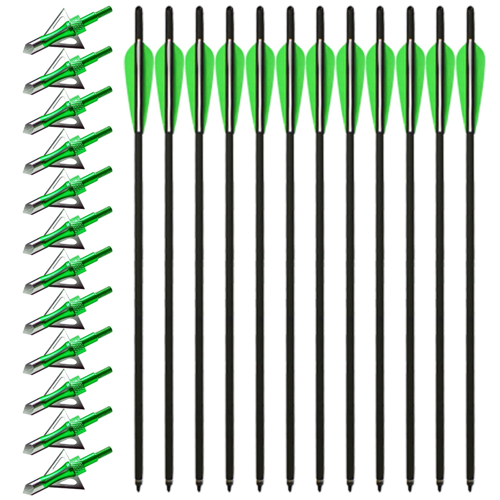 Protezione Frecce Carbonio Collari - Set 20 Pezzi Per Tiro Con Arco Rinforzo Cocca Fai Da Te - Foto 6
