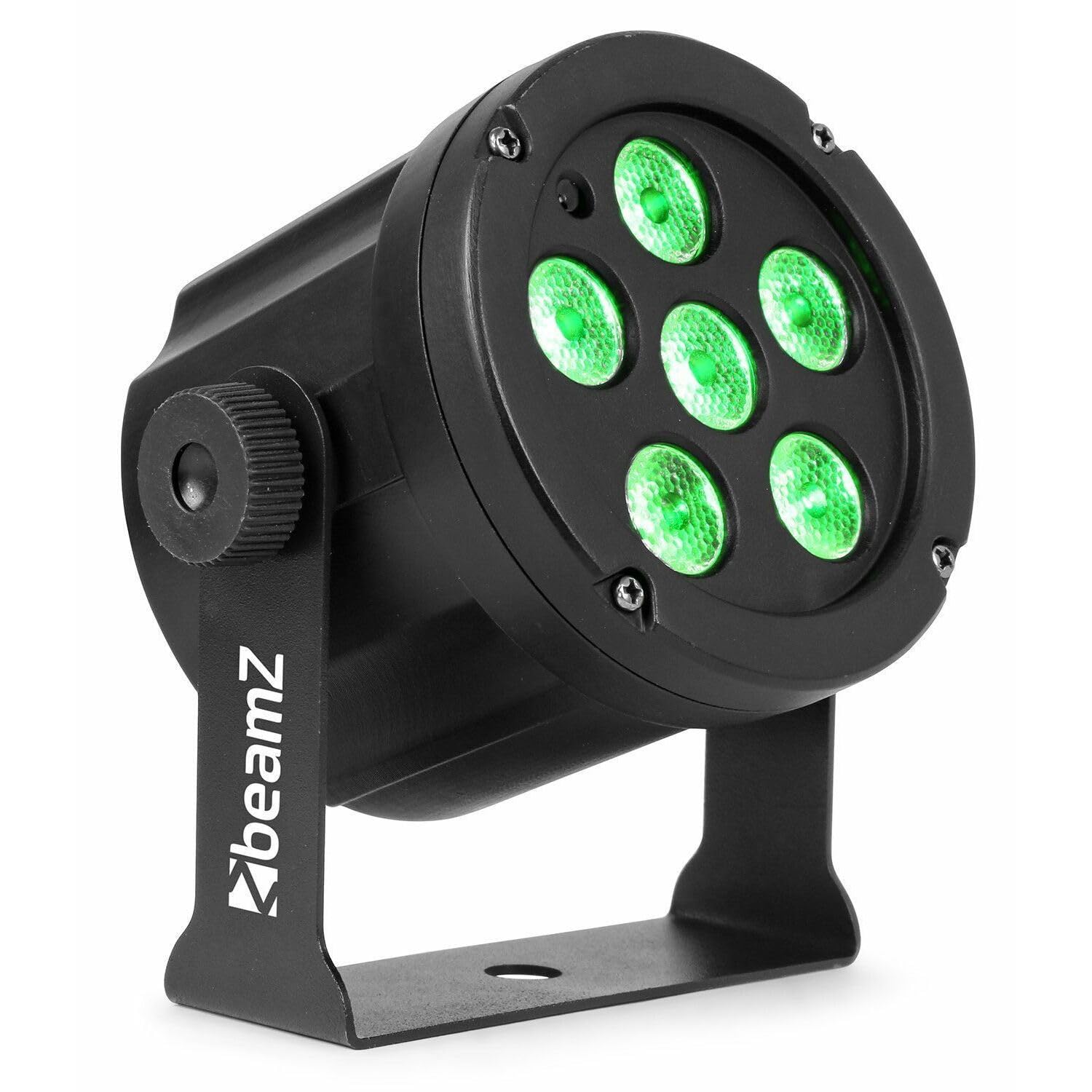 BeamZ SlimPar30 2er Set Discolicht Partylicht Set mit 3x PAR LED Disco Licht Party Lichter, 3 LED-Discoleuchten für Partybeleuchtung oder für DJs, Bühnenbeleuchtung Set