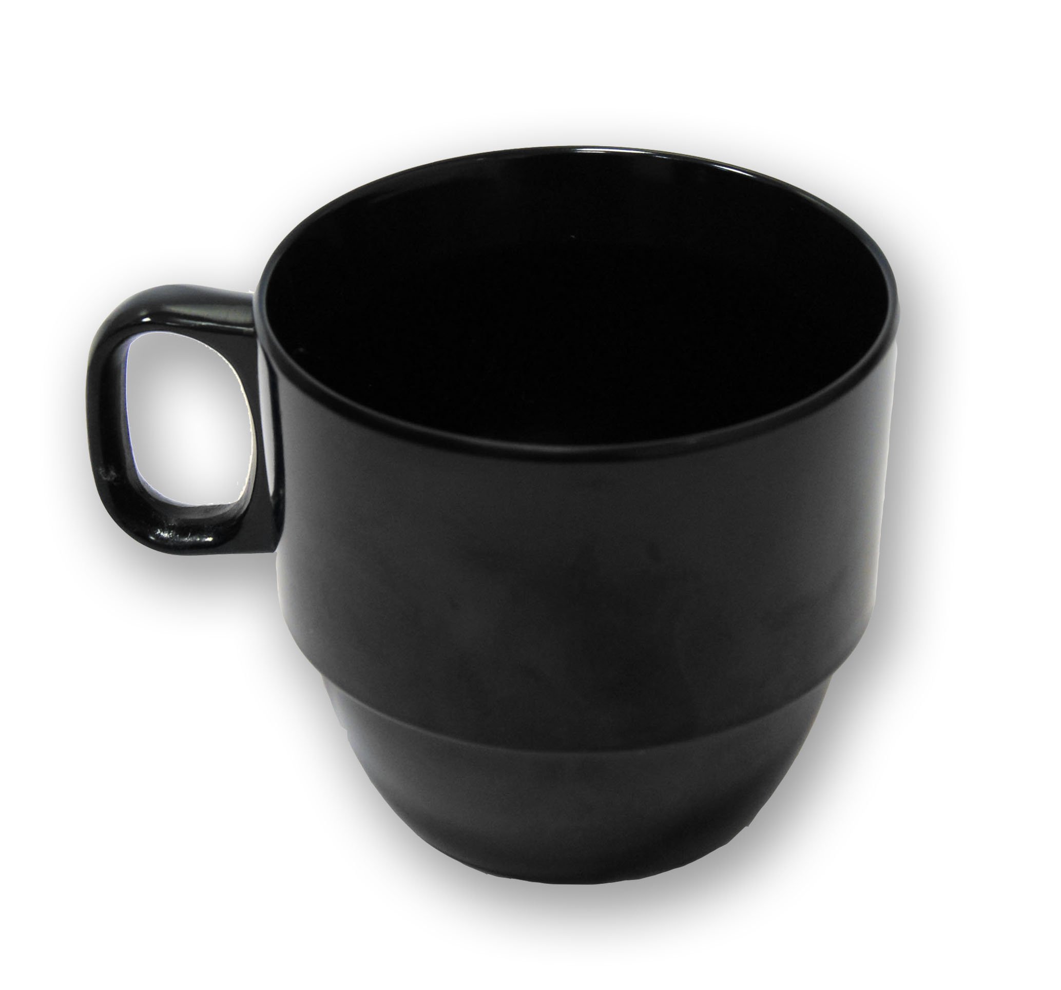 Stackable Cups 10oz Black (12 Cups)