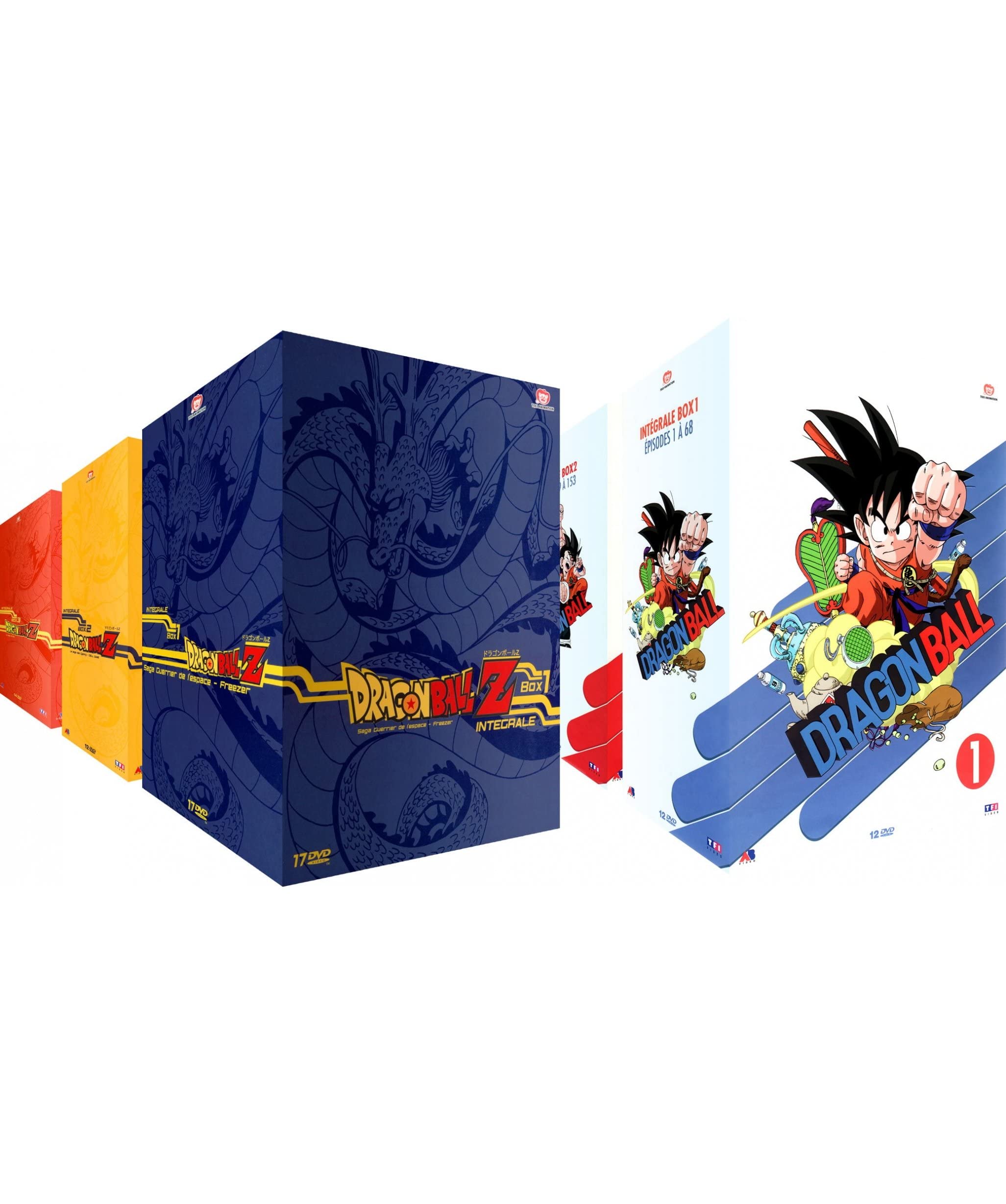Ab Video - Dragon Ball Z + Dragon Ball - Intégrale Collector - Pack 5 Coffrets DVD - 444 épisodes - Non censuré